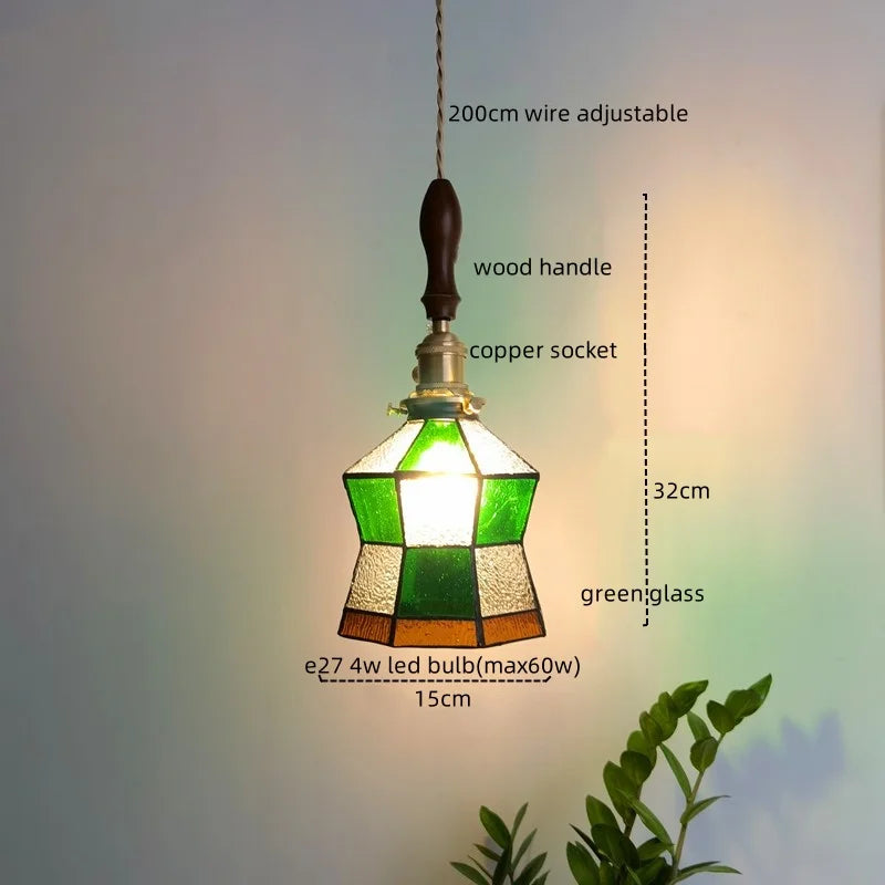 Axyaa Japanese Style LED Pendant Light Fixture for Bedroom Kitchen Bar Restaurant