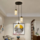 Axyaa Spiral Staircase Chandelier | Chinese Style LED Lamps