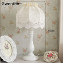 Axyaa Modern Princess Table Lamp with Clock for Children Bedroom Home Decor