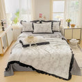 Axyaa Summer Quilt: Washed Cotton, Printed Design, Cool & Breathable