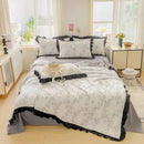 Axyaa Summer Quilt: Washed Cotton, Printed Design, Cool & Breathable
