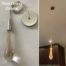 Axyaa Crystal Chandelier: Nordic Luxe Pendant Lamp for Bedroom, Dining Room & Bar