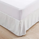 Axyaa Brushed Home Bed Skirt  Machine Washable Decorative Wrap Around Hotel Quality