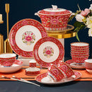 Axya™ Luxury 70-Piece Bone Dinnerware & Chopsticks Set