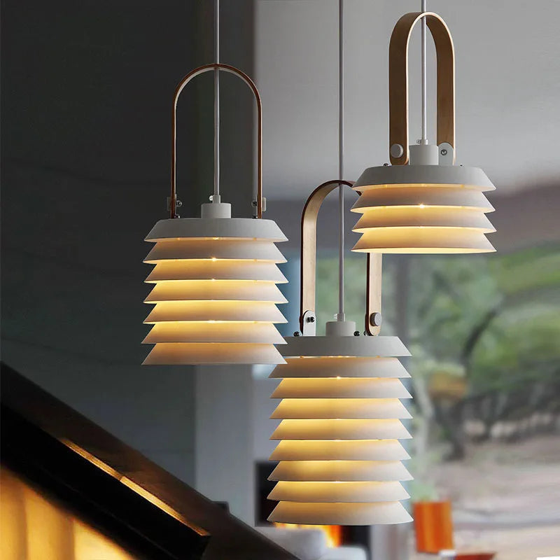 Axyaa Retro White Iron Floor Lamp for Designer Living Room