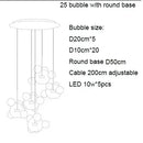 Axyaa Cute Ball Bubble Chandelier for Bedroom and Dining Room
