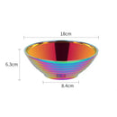 Axyaa Stainless Steel Double-layer Ramen Bowl Japanese-style Kitchen Tableware