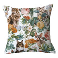 Axyaa Peach Leather Scenery Pillowcase for Home & Office Décor