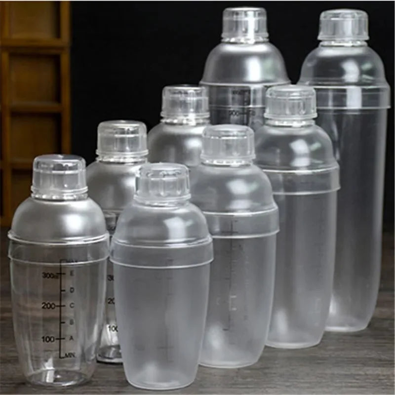 Axya Plastic Martini Cocktail Shaker 350ml to 1000ml Barware Mixer