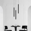Axyaa LED Tubular Stair Chandelier: Modern Minimalist Pendant Lighting for Villa Duplex