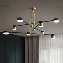 Axyaa Nordic Spider Jewel Chandelier Black Pendant Light LED