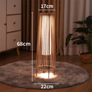 Axyaa Retro Solar Floor Lamp for Outdoor Decoration with Automatic Night Lighting