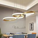 Axyaa LED Musical Note Ceiling Chandelier Pendant Light with Remote Control