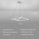 Axyaa Modern Minimalist LED Ceiling Chandelier for Home Decor Lighting