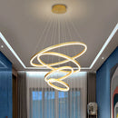 Axyaa Crystal Chandelier: Modern LED Ceiling Light for Living Room