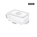 Axyaa Fridge Organizer Food Storage Containers Fresh Fruit Baskets Refrigerator Kitchen Organizer