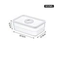 Axyaa Fridge Organizer Food Storage Containers Kitchen Fresh Baskets Refrigerator Box