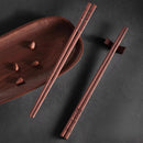 Axyaa Blessings Red Sandalwood Chopsticks: Premium Home Set