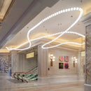 Axyaa Modern Living Room Chandeliers: LED Ceiling Lamp Hanging Lights