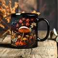 Axyaa Magic Mushroom Forest Ceramic Coffee Mug 11oz Black Tea Cup