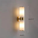 LED Spanish Alabaster Wall Light For Bedroom by Axyaa