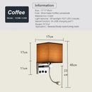 Axyaa Bedside LED Wall Lamp with USB Port, 1W Spotlight for Modern Indoor Lighting
