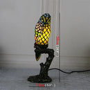Axyaa Tiffany Parrot LED Glass Table Light - Creative Home Decor