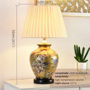 Axyaa Contemporary Ceramic Table Lamp for Living Room Bedroom, Hotel Decor