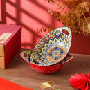 Axyaa Bohemian Ceramic Salad Bowl Set - 2PCS