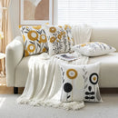 Axyaa Small Fresh Embroidered Pillow Cover for Home Sofa, Four Seasons Universal