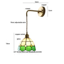 Axyaa White Ceramic LED Wall Lights: Japan Style, Pull Chain Switch, Copper Socket