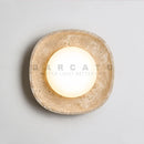 Axyaa Modern LED Yellow Cave Stone Ceiling Lights for Home Bedroom Decor