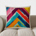 Axyaa Geometric Pattern Throw Pillow Cover for Sofa, Bedroom, Car - Exotic Design