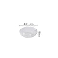 Axyaa Water Ripple Glass Salad Bowl - Specialty Tableware for Molecular Cuisine