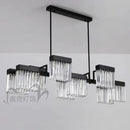 Axyaa Crystal Chandelier Stair Pendant Living Room Interior Lighting