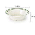 Axyaa Melamine Dessert Bowl Set – Kitchen Tableware for Ramen, Rice, and Sugar