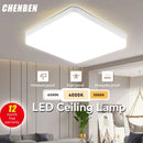 Axyaa Square LED Ceiling Lamp: Modern Kitchen Chandelier Fixture