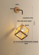 Axyaa Nordic Cube LED Wall Lamp for Modern Home Decor