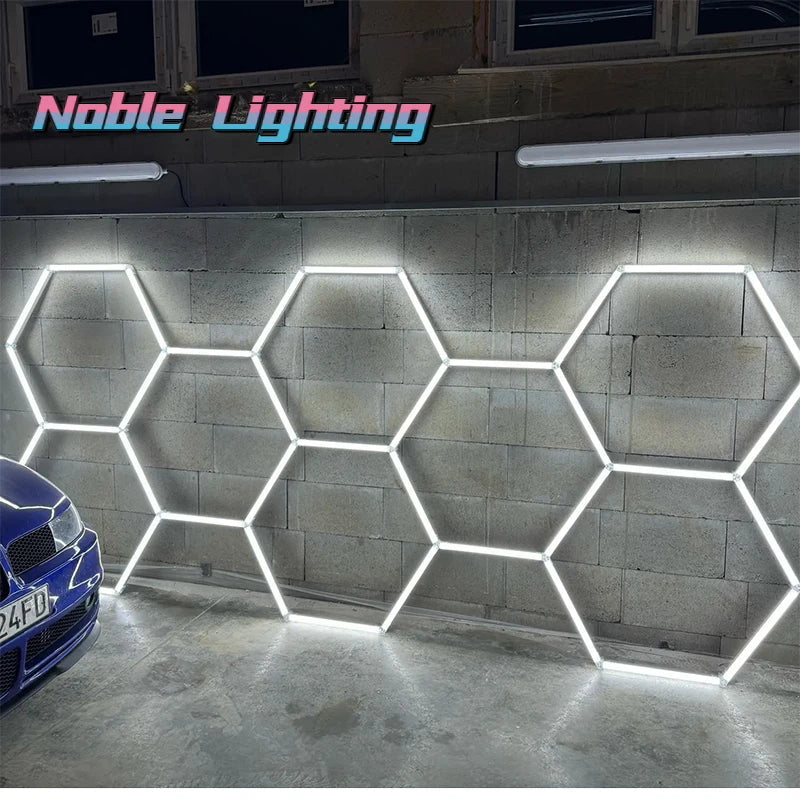 Axyaa Snowflake LED Light for Custom Exhibition Car Detailing Garage Workshop