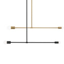 Axyaa Gold Sputnik Chandelier: Metal Lampshade Pendant Lamp Fixture for Home and Business
