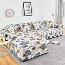 Elastic Vintage Flower Sofa Covers by Axyaa - Washable Furniture Protector