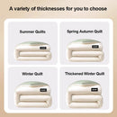 Axyaa Double Bed Quilt: Autumn Winter Soy Fiber Queen Size Comforter