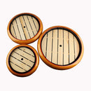 Axya Sushi Bucket: Salmon Sashimi Seafood Dish Rice Ball Round Tray