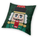 Axyaa Nutcracker Doll Print Sofa Cushion Cover - Home Decoration & Party Bedding