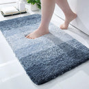 Axyaa Plush Microfiber Bath Rug Non-Slip Soft Absorbent Carpet