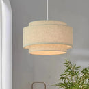 Axyaa Nordic Fabric Chandelier - Modern Minimalist Lighting Fixture