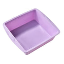 Silicone Square Cake Plate - Axyaa Non-Stick Brownie Pot with Anti-Slip Handle