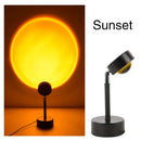 Axyaa Sunset Rainbow Projection Lamp Night Light for Atmosphere Mood in Bedroom