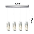 Axyaa Crystal Chandelier Pendant Light for Luxury Living Room and Bedroom