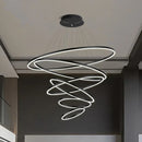 Axyaa Modern Pendant Chandelier LED Ceiling Light for Indoor Dining Room